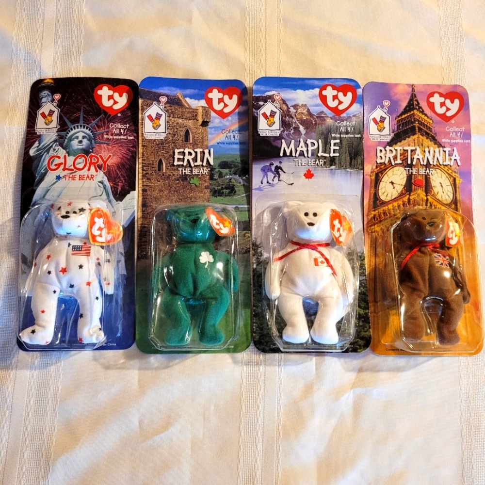Ty McDonald's Teeny Beanies Set of All 4 NEW IN PKG - Picture 1 of 10